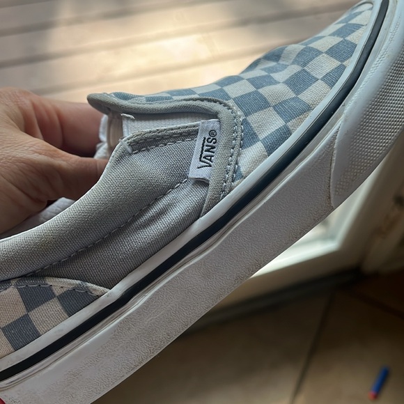 Vans size 13 in a very pretty checkered blue and white color. - Picture 4 of 4